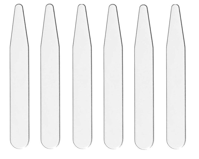MENCH SUPER STAYS 20 Metal Collar Stays For Men's Dress Shirts - Pick Between 2", 2.2", 2.5", 2.7", 3" - Perfect Length for a Custom Fit and Sharp Look - Image 1